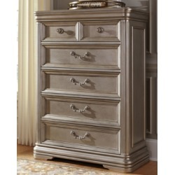 Birlanny Chest of Drawers, Silver