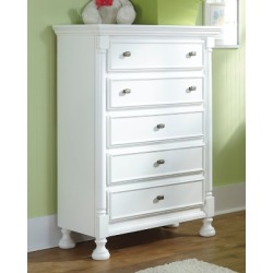 Kaslyn Chest of Drawers, White