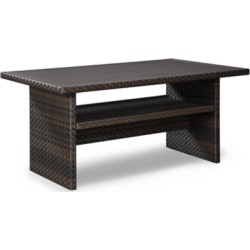 Easy Isle Multi-Use Table, Dark Brown/Beige