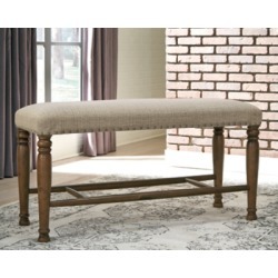 Lettner Dining Room Bench, Gray/Brown