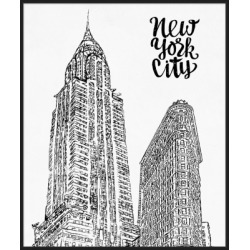 Giclee New York Wall Art, Black/White