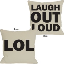 One Bella Casa LOL Pillow