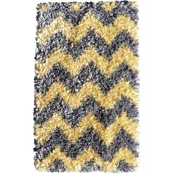 The Rug Market Shaggy Raggy Hand-Made Polyester Contemporary Rug
