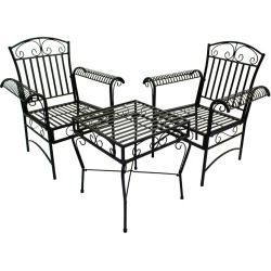 16 Elliot Way French Quarter Outdoor 3pc Bistro Set found on Bargain Bro Philippines from Gilt for $424.99