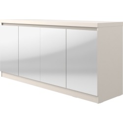 Manhattan Comfort Mirrored Viennese