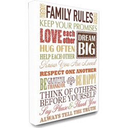 Stupell Family Rules Autumn Colors found on Bargain Bro from Gilt City for USD $37.99