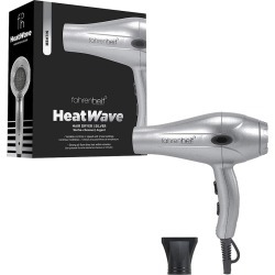 Fahrenheit Heat Wave Collection 1875 Watt Ultra Light Professional Hair Dryer With Nozzle