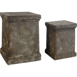 A&B Home Set of 2 Pedestals