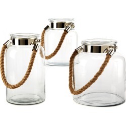 Two's Company Set of 3 Lanterns