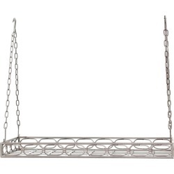 Old Dutch Antique Pewter Medium Gauge Rectangular Pot Rack