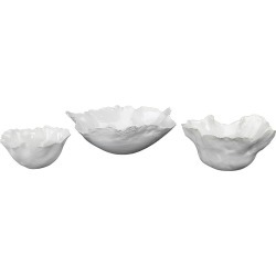 Fleur Ceramic Bowls (Set of 3)