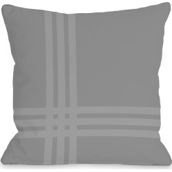 One Bella Casa Plaid Pop Outdoor Pillow