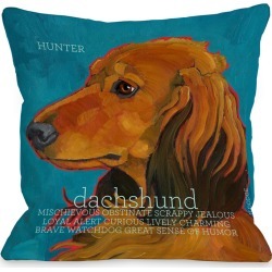 One Bella Casa Daschund Pillow