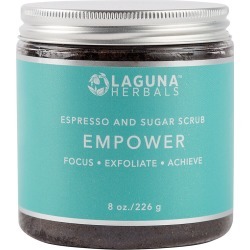 Laguna Herbals 8oz Empower Espresso And Sugar Scrub