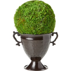 Bougainvillea Topiary Metal Trophy Vase Arrangement