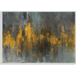 Stupell Black & Gold Abstract Fire by Danhui Nai found on Bargain Bro Philippines from Gilt for $25.99
