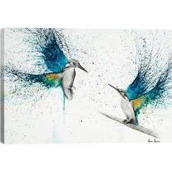 iCanvas Kingfisher Memories by Ashvin Harrison found on Bargain Bro from Gilt City for USD $27.35