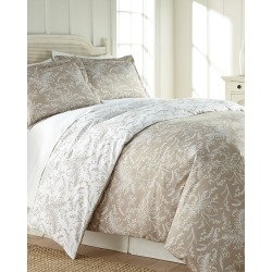 Southshore Linens Reversable Soft Floral Print Winter Brush Duvet Cover Set