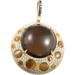 18K 0.78 ct. tw. Diamond & Gemstone Enhancer