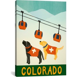 iCanvas Colorado Ski Patrol Canvas Art Print
