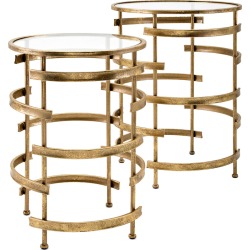 Imax Worldwide Home Set of 2 Morris Accent Tables