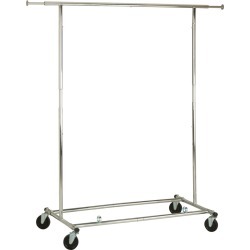 Honey-Can-Do Collapsible Chrome Garment Rack