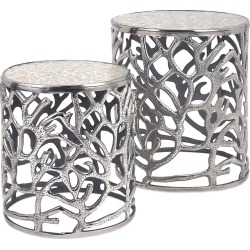 Imax Worldwide Home Set of 2 Daltry Coastal Tables