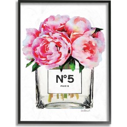 Stupell Glam Paris Vase With Pink Peony by Amanda Greenwood Framed Art found on Bargain Bro Philippines from Gilt for $29.99