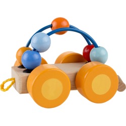 Classic Wooden Toy Interactive Learning Train Set