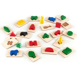 Guidecraft 20pc 3D Feel & Find