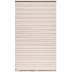 Tiffany Striped Flatweave Cotton Rug
