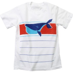 Wes Willy Whale Stripe T-Shirt T-Shirt