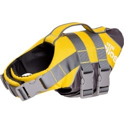 Pet Life Yellow Splash-Explore Dog Life Jacket and Harness