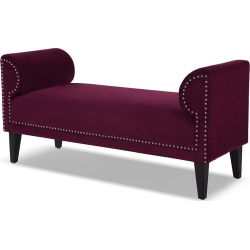 Jennifer Taylor Paloma Roll Arm Upholstered Bench
