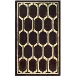 The Rug Market Honeycomb Hand-Made Wool & Silk Contemporary Rug