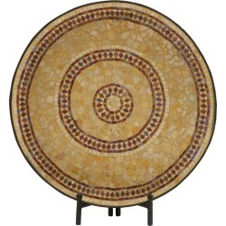 20in Mosaic Platter with Easel
