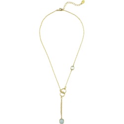 Rivka Friedman 18K Plated Crystal Interlaced Circle Necklace found on Bargain Bro from Gilt City for USD $68.39