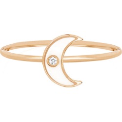EF Collection 14K Diamond Moon Stack Ring
