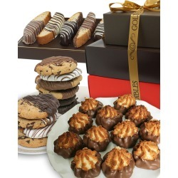 Chocolate Covered Company Belgian Chocolate Dipped Cookie Tower