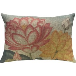 Flowers Linen Pillow