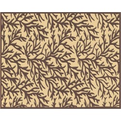 The Rug Market Coral Reef Hand-Made Wool & Silk Contemporary Rug