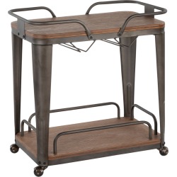 Lumisource Oregon Bar Cart