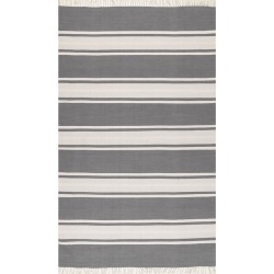 Allie Striped Flatweave Cotton Rug