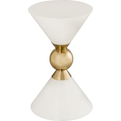 Balhi White Side Table