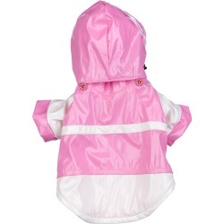 Pet Life Two-Tone Waterproof Adjustable Pet Raincoat