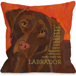 One Bella Casa Labrador Pillow