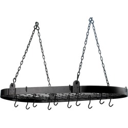 Old Dutch Oiled Bronze Medium Gauge Oval Pot Rack