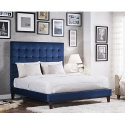 Beethoven Navy King Bed