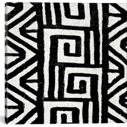 iCanvas Mudcloth Black Geometric Design VIII by Ellie Roberts found on Bargain Bro from Gilt for USD $45.59