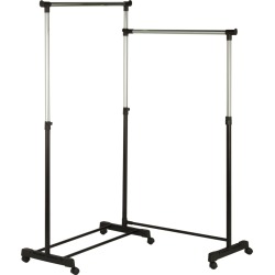 Honey-Can-Do Dual Bar Corner Garment Rack